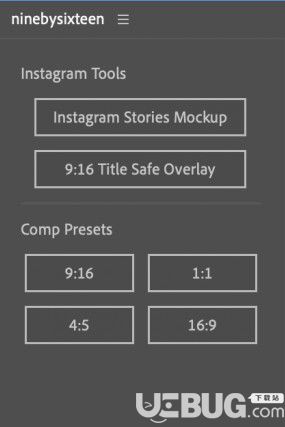 Ninebysixteen(AE快速創(chuàng)建視頻社交橫屏豎屏合成插件)v1.0免費(fèi)版【2】