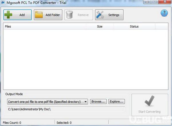 Mgosoft PCL To PDF Converter(PCL轉(zhuǎn)PDF工具)