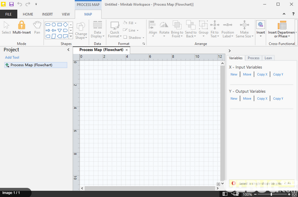 MiniTAB Workspace(流程圖制作工具)