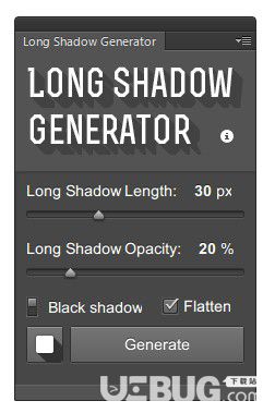 Long Shadow Generator(Ps長陰影制作插件)