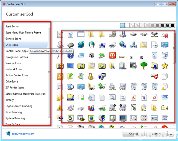 CustomizerGod(自定義系統(tǒng)圖標軟件)v1.7.6.1免費版【2】