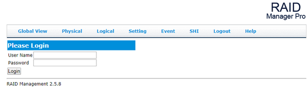 RAID Manager pro(磁盤列陣管理軟件)