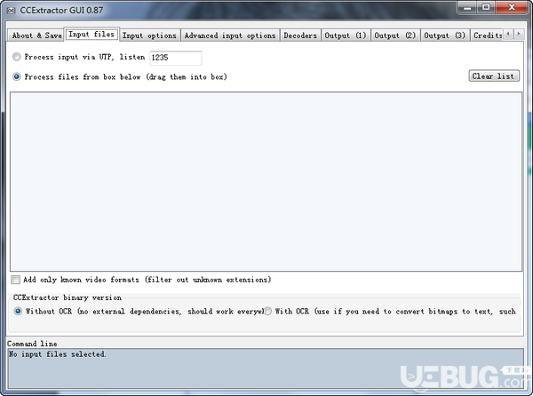 CCExtractor GUI(電影字幕提取軟件)v0.87免費版【1】