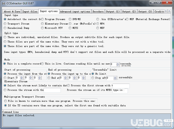 CCExtractor GUI(電影字幕提取軟件)v0.87免費版【2】