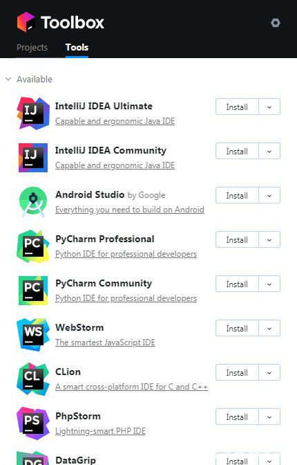 JetBrains Toolbox