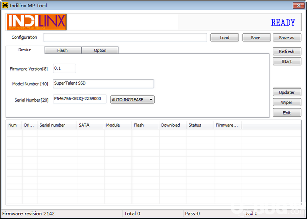 Indilinx MP Tool(Indilinx硬盤(pán)開(kāi)卡工具)