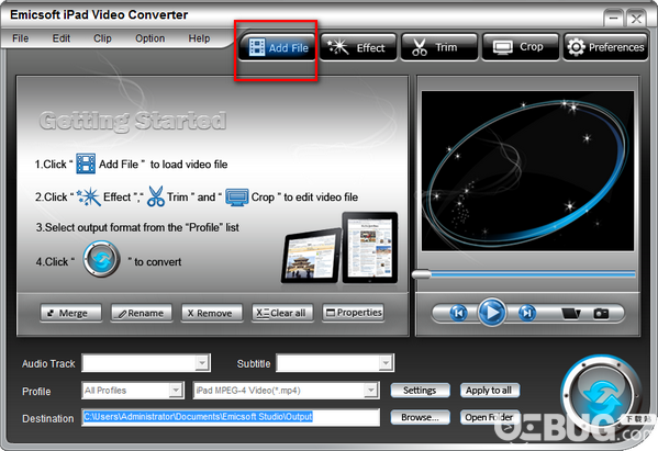 Emicsoft iPad Video Converter 4.1.16免費(fèi)版【3】