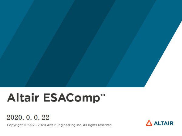 Altair ESAComp(結(jié)構(gòu)分析設(shè)計(jì)軟件)v2020.0.0.22免費(fèi)版