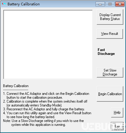 筆記本電池修復(fù)軟件(Battery Calibration)