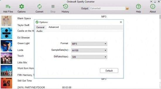 Ondesoft Spotify Converter(音頻轉(zhuǎn)換器)v3.0.1免費版