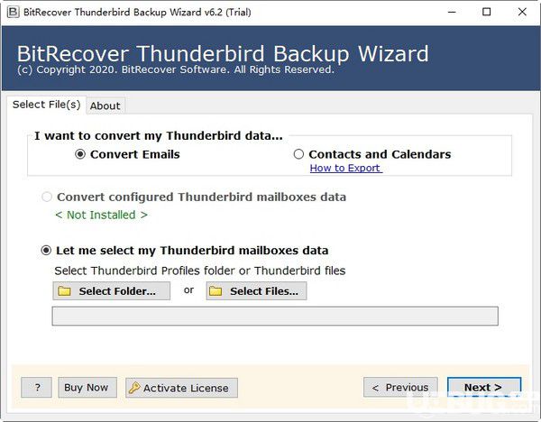 BitRecover Thunderbird Backup Wizard(數(shù)據(jù)備份軟件)