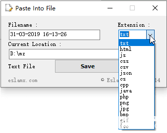 Paste Into File(復(fù)制內(nèi)容另存為)v1.4免費版【2】