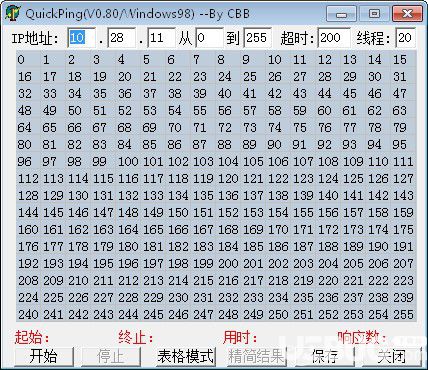 QuickPing(網(wǎng)絡(luò)監(jiān)測工具)v0.80免費(fèi)版【1】