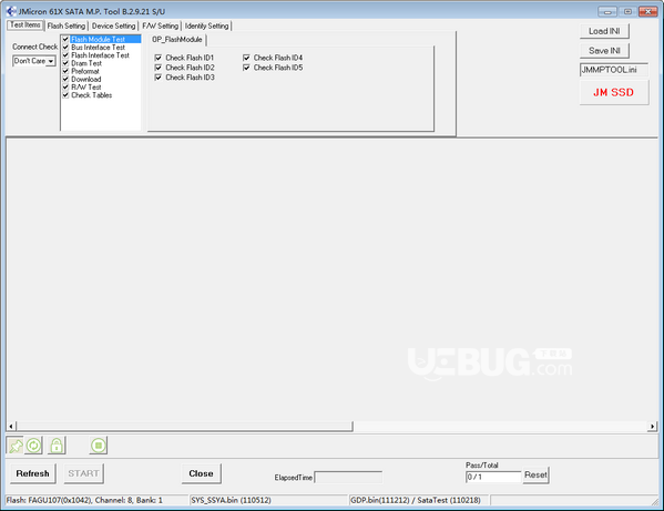 JMF616開卡工具(JMicron 61X SATA MP Tool)