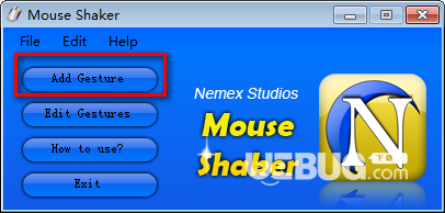 Mouse Shaker(自定義鼠標(biāo)手勢(shì)軟件)v1.0.1.0免費(fèi)版【3】