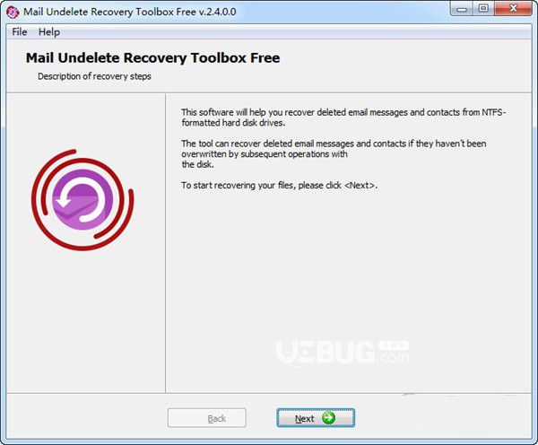 Mail Undelete Recovery Toolbox Free