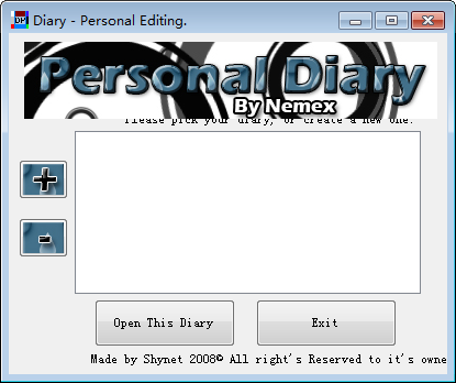 Personal Diary Editor(個(gè)人日記編輯器)