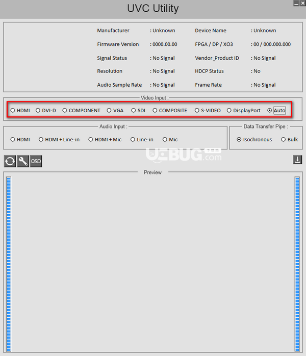 UVC Utility(天創(chuàng)恒達(dá)UB570調(diào)試工具)v1.50綠色版【2】