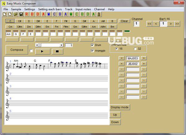 Easy Music Composer(音樂(lè)制作軟件)v1.0.0.1免費(fèi)版