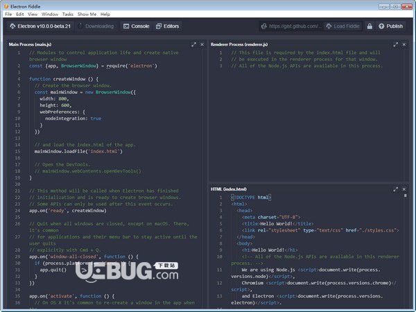 Electron Fiddle(桌面應(yīng)用開(kāi)發(fā))v0.16.0免費(fèi)版