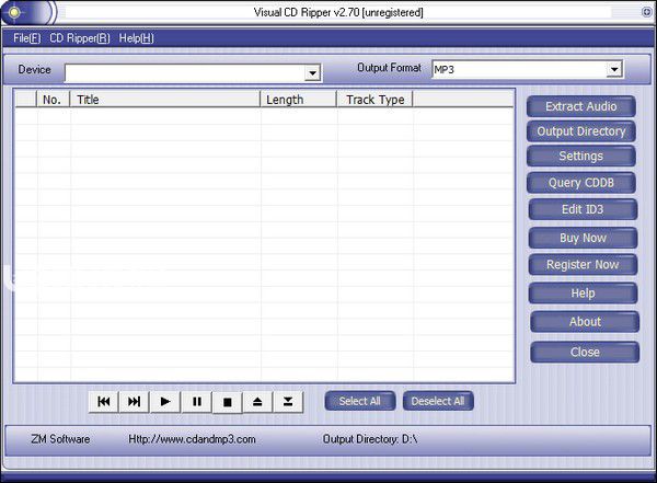 Visual CD Ripper(CD翻錄軟件)v2.70免費(fèi)版