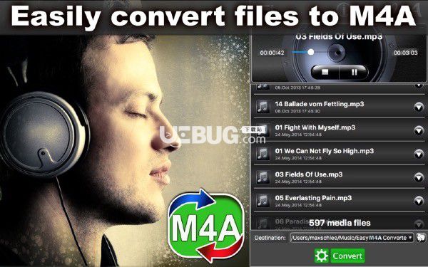 Easy M4A Converter(M4A格式轉(zhuǎn)換器)v1.0.2 Mac版【3】