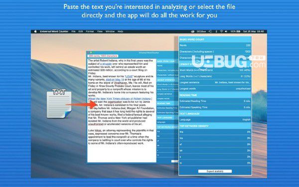 Universal Word Counter Mac版