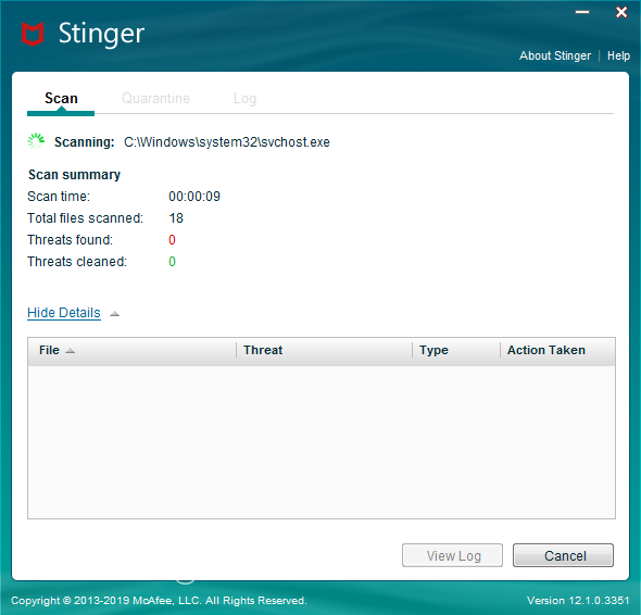 McAfee Stinger Raptor(邁克菲殺毒軟件)v12.2.0.128免費(fèi)版【4】