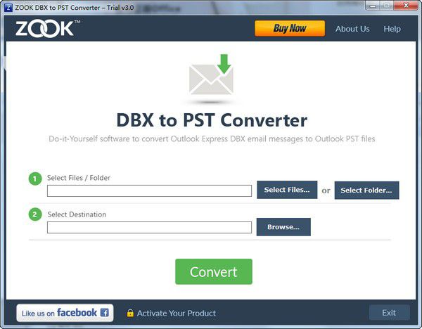 ZOOK DBX to PST Converter(DBX轉(zhuǎn)PST工具)v3.0免費(fèi)版