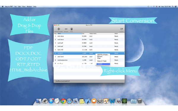 Any to TXT(TXT轉(zhuǎn)換器)v1.4.0 Mac版【3】