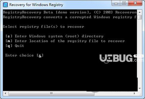 Recovery for Windows Registry