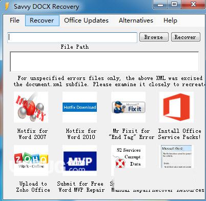 Savvy DOCX Recovery