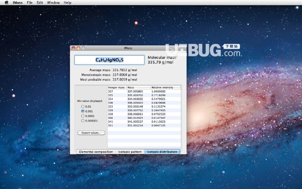 iMass(化學(xué)學(xué)習(xí)軟件)v1.3 Mac版【2】
