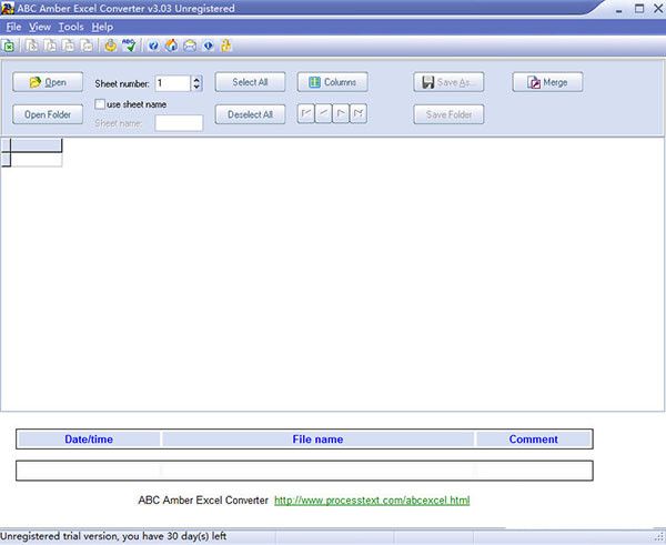 ABC Amber Excel Converter