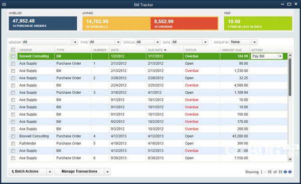 Quickbooks(財(cái)務(wù)管理軟件)