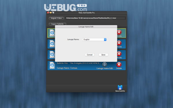 Video Add Subtitle Pro Mac版