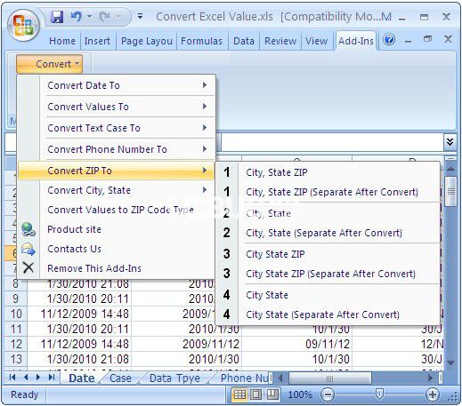 Convert Excel Value