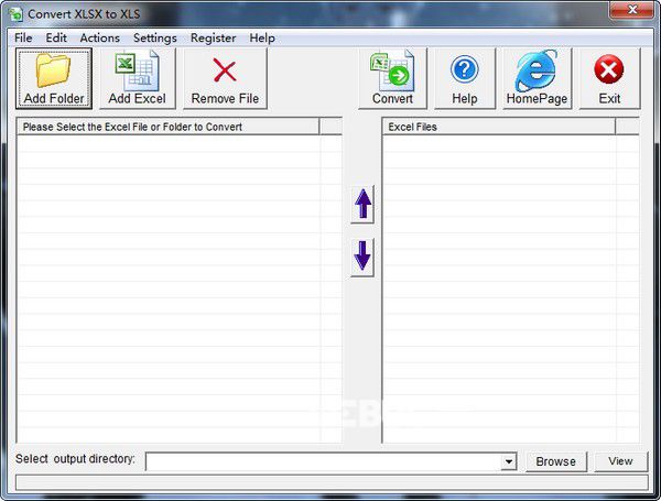 Convert XLSX to XLS(文件轉(zhuǎn)換器)