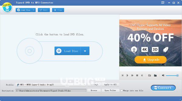 Tipard DVD to MP3 Converter