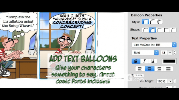 Comic Strip Factory(漫畫創(chuàng)作軟件)v1.0.135 Mac版【3】