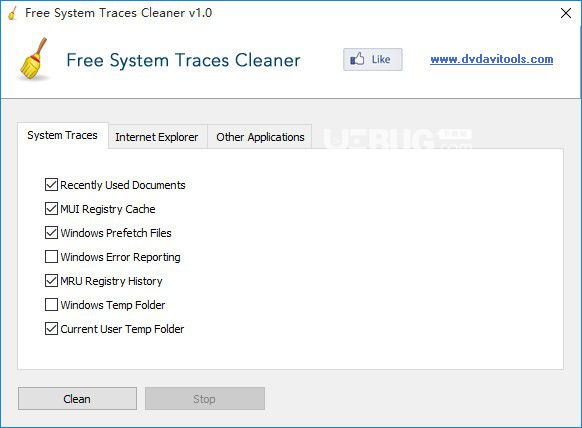 Free System Traces Cleaner(系統(tǒng)隱私清理工具)