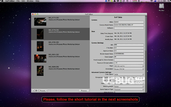 Exif Editor(照片元數(shù)據(jù)編輯器)v1.1.14 Mac版