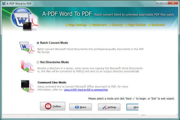 A-PDF Word to PDF