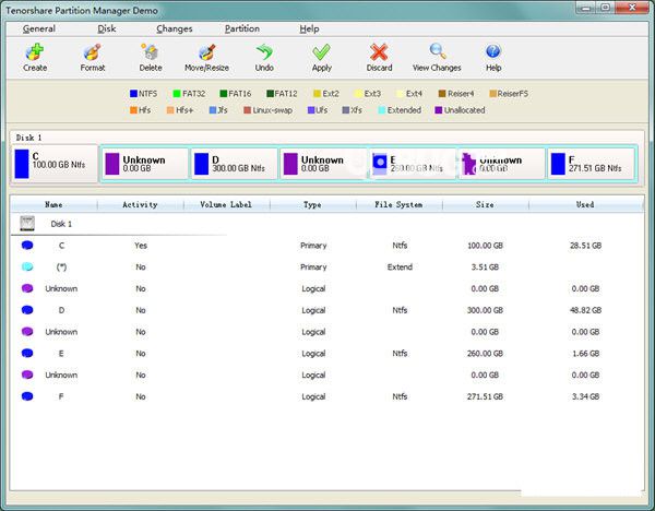 Tenorshare Partition Manager