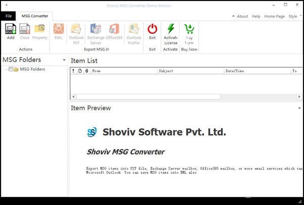 Shoviv MSG Converter