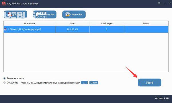 Any PDF Password Remover  v9.9.8.0免費版【4】
