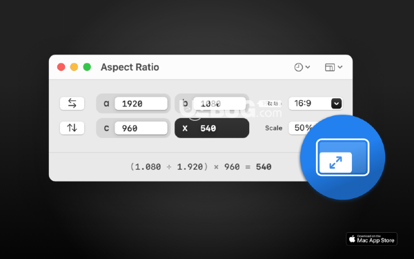 Aspect Ratio X(三分法計(jì)算器)v2.0.1 Mac版【2】