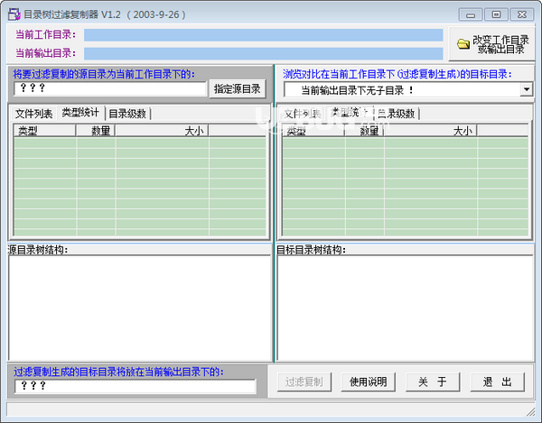 目錄樹過濾復制器