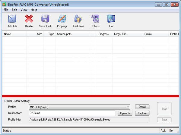 Bluefox FLAC MP3 Converter v3.01免費版