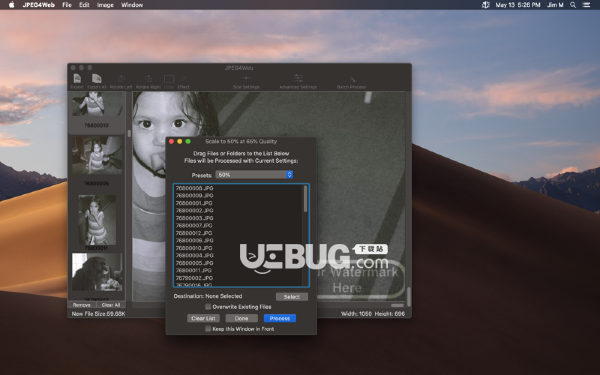 JPEG4web(圖片壓縮軟件)v1.9.0 Mac版【2】
